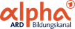 Senderlogo von ARD-alpha