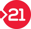 Canal 21 channel logo