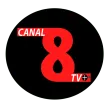 Canal 8 TV+ channel logo