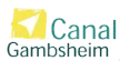 Canal Gambsheim kanal logosu