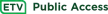 E-TV Public Access kanal logosu