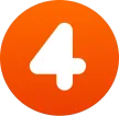Rete 4 kanal logosu